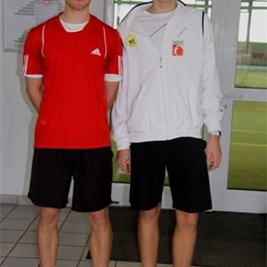 Die Halbfinalisten Philipp Regnat und Sebastian Wagner. 